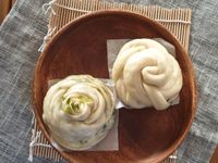 [🍱電鍋料理] 玫瑰蔥花卷 / 白饅頭