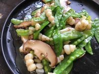 十分鐘健康出好菜：素冬蟲炒豌豆