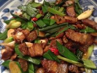 [aerial's house]年味臘肉炒蒜苗