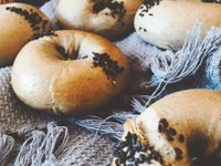 「養生系」黑芝麻貝果/百吉餅bagels