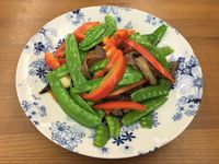 荷蘭豆炒甜椒