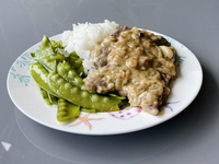 蒜燒牛排