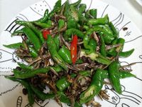 糯米椒小魚乾