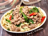 沙茶羊肉炒麵 / 夜市小吃