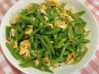 四季豆炒蛋