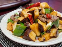 泡菜蘿蔔豆乾炒肉片
