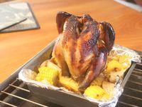 鳳梨直立烤雞