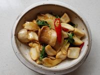 純素三杯杏鮑菇(無糖)