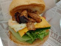 煙燻豬肉漢堡