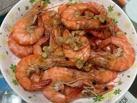 蒜香炒白蝦
