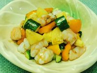 油醋醬蝦沙拉
