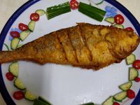 煎黃魚