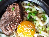 滑蛋牛肉烏龍麵