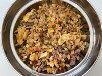 香蒜牛肉炒飯