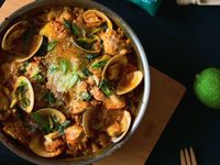 西班牙海鮮燉飯【一人食單鍋料理】