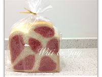 [Witi✿Kitchen](麵包機-麵包)甜菜根長頸鹿紋吐司