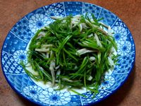 水蓮炒杏鮑菇
