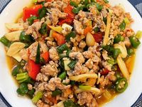 糯米椒炒肉燥