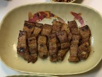 煎五花肉