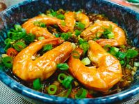 家常系列～鮮蝦粉絲煲～作法簡單