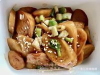 蔥花照燒麵腸