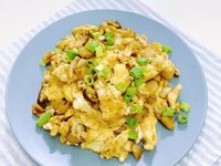 [咖哩風味] 杏鮑菇炒蛋