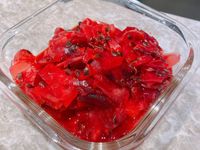 涼拌百香果青木瓜甜菜根_懶人電鍋料理