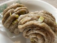 豆渣蔥花捲