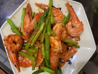 奶油蘆筍蝦🦐