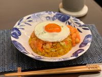 薑黃蝦仁炒飯