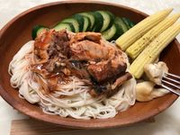 茄汁鯖魚拌麵
