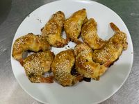 蔥油餅烤蝦