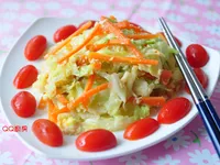 鹹蛋炒高麗菜