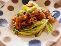 蠔油高麗菜炒肉片