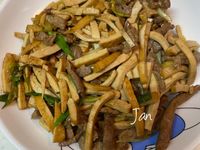 《家常菜》豆乾炒肉絲
