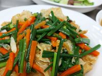 韭菜花豆皮