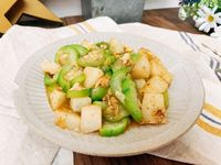 絲瓜山藥炒蛋