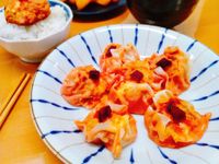 甜菜根起司燒賣+照燒黃椒+冬瓜菜湯