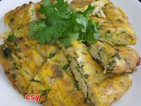 好吃小魚烘蛋，小魚湯