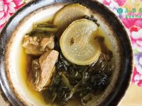 【梅干菜蘿蔔錢排骨湯】鹹香清甜客家好滋味