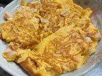 蝦仁蛋煎