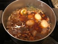 滷肉燥+滷蛋