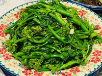 快炒油菜花