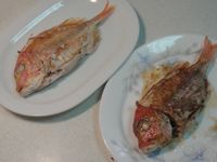 夫妻 雙煎魚 清煎、卜醬油
