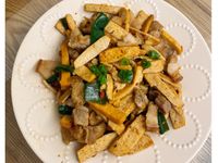 豆乾炒五花豬