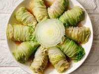 宴客菜/年菜【花開富貴白菜捲】