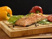 蒜味鮭魚菲力