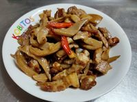 菜脯炒五花肉