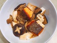 味增鮭魚煮