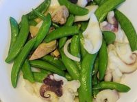 甜豆炒花枝